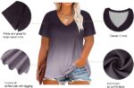 Women Plus Size Tops Tie Dye V Neck Shirt Floral Camo Summer Short  Tunic Oversized Ladies Blouse XL-5XL - Image 2