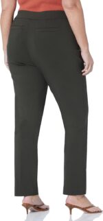 Women Plus Size Super Stretch Millenium Welt Pocket Pull on Pant - Image 2