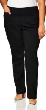 Women Plus Size Super Stretch Millenium Welt Pocket Pull on Pant