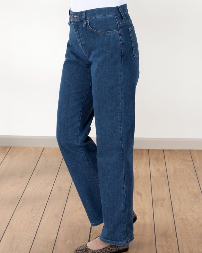 Women Plus Size Relaxed Fit Straight Leg Jean - Image 2