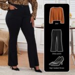 Wrinkle-Free Stretch Dress Pants Plus Size for Women Pull-on Pant Ease into Comfort Office Pant - Image 2