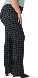 Women Plus Size Wrinkle Free Relaxed Fit Straight Leg Pant - Image 2